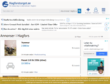 Tablet Screenshot of hagforstorget.se